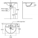 Chậu rửa mặt lavabo American Standard 0452-WT (0452WT) dương vành, dòng Concept Sphere - Ảnh 2