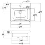 Chậu rửa mặt lavabo American Standard 0519-WT (0519WT) bán âm, dòng Acacia Evolution - Ảnh 2