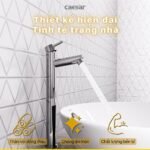 Vòi lavabo CAESAR B041CU lạnh (Kèm bộ xả nhấn) - Ảnh 6