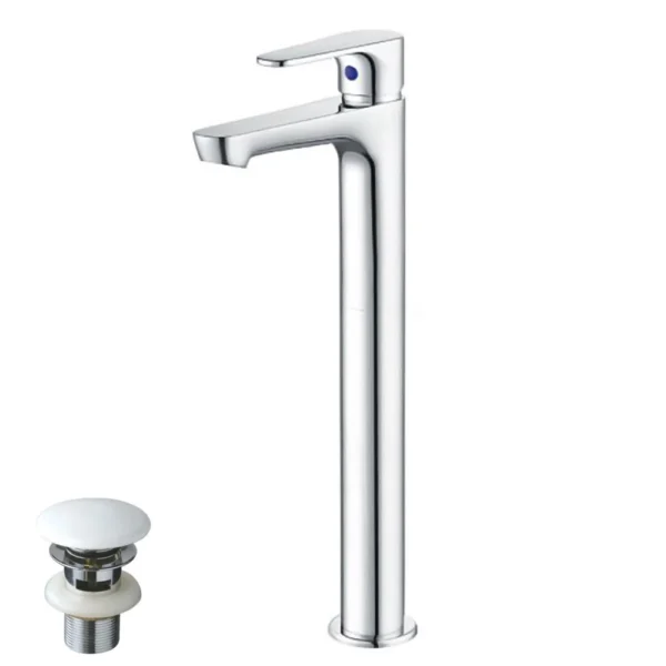 Vòi lavabo CAESAR BT061CU lạnh (Kèm chặn rác bằng sứ)