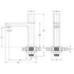 Vòi lavabo CAESAR B076C lạnh - Ảnh 7