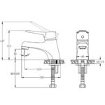 Vòi lavabo CAESAR B111C lạnh - Ảnh 6