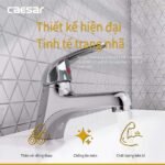 Vòi lavabo CAESAR B260CP nóng lạnh - Ảnh 5
