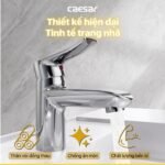 Vòi lavabo CAESAR B490CU nóng lạnh - Ảnh 5