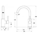 Vòi lavabo CAESAR B530CU nóng lạnh - Ảnh 5
