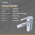 Vòi lavabo CAESAR B540CU nóng lạnh - Ảnh 4
