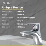 Vòi lavabo CAESAR B560CU nóng lạnh - Ảnh 5