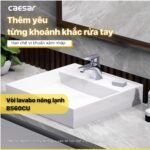 Vòi lavabo CAESAR B560CU nóng lạnh - Ảnh 4