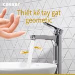 Vòi lavabo CAESAR BT571CU nóng lạnh (kèm co chữ P) - Ảnh 7