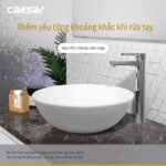 Vòi lavabo CAESAR BT571CU nóng lạnh (kèm co chữ P) - Ảnh 10