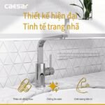 Vòi lavabo CAESAR B750CU nóng lạnh - Ảnh 3