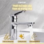 Vòi lavabo CAESAR B770CU nóng lạnh - Ảnh 5