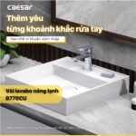 Vòi lavabo CAESAR B770CU nóng lạnh - Ảnh 6