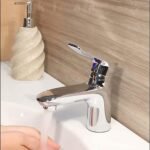 Vòi lavabo CAESAR BT490CU nóng lạnh (kèm co chữ P) - Ảnh 2
