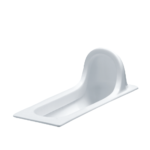 Bồn cầu CAESAR C1280 dạng xổm (chưa gồm két nước và bộ xả)