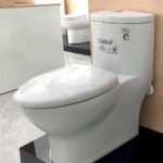 Bồn cầu CAESAR C1375 (CD1375) 1 khối nắp êm M221 - Ảnh 8