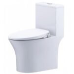 Bồn cầu CAESAR C1391F/ TAF060 (CD1391) 1 khối nắp rửa cơ TAF060