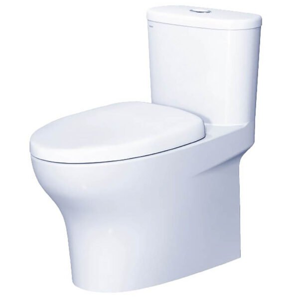 Bồn cầu CAESAR C1394 (CD1394) 1 khối nắp êm M233