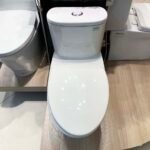 Bồn cầu CAESAR C1394 (CD1394) 1 khối nắp êm M233 - Ảnh 3