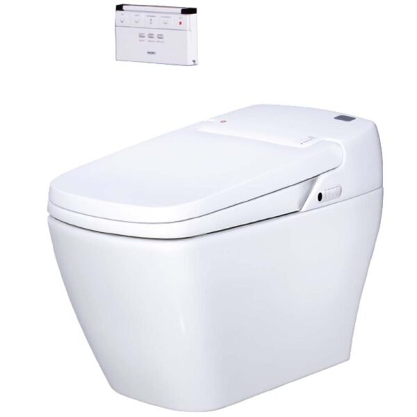 Bồn cầu thông minh CAESAR CA1380H. 1 khối nắp điện tử TAF300