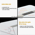 Bồn cầu điện tử CAESAR CA1389H, nắp tự động - Ảnh 9