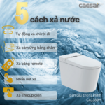 Bồn cầu điện tử CAESAR CA1389H, nắp tự động - Ảnh 8