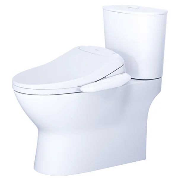 Bồn cầu CAESAR CD1320 2 khối nắp điện tử TAF400H