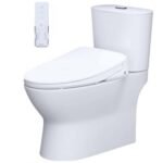 Bồn cầu CAESAR CD1320 2 khối nắp điện tử TAF710H