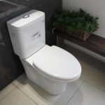 Bồn cầu CAESAR CD1341 2 khối nắp êm M232 - Ảnh 2