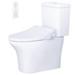 Bồn cầu CAESAR CD1341 2 khối nắp điện tử TAF512H