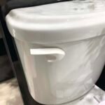 Bồn cầu CAESAR CPT1332 2 khối nắp thường M220, xả gạt, thoát ngang - Ảnh 6