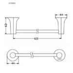 Giá treo khăn TOTO DSB01 - Ảnh 2