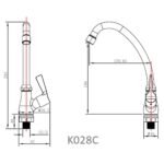 Vòi chén CAESAR K028C lạnh - Ảnh 5