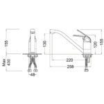 Vòi chén CAESAR K511C nóng lạnh - Ảnh 7