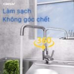 Vòi chén CAESAR K685C nóng lạnh - Ảnh 2