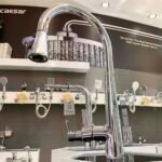 Vòi chén CAESAR K905C nóng lạnh, dạng dây rút - Ảnh 3