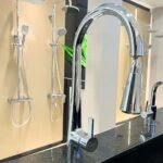 Vòi chén CAESAR K905C nóng lạnh, dạng dây rút - Ảnh 2