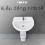 Chậu rửa mặt lavabo CAESAR L2220 treo tường - Ảnh 6