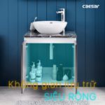 Tủ lavabo CAESAR EH46002ADV treo tường - Ảnh 3