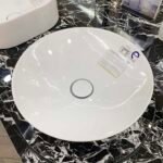 Chậu rửa mặt lavabo CAESAR L5221 đặt bàn (bao gồm ống xả và nắp sứ) - Ảnh 2