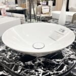 Chậu rửa mặt lavabo CAESAR L5221 đặt bàn (bao gồm ống xả và nắp sứ) - Ảnh 3