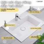 Bộ tủ lavabo CAESAR LF5017 + EH15017AV treo tường - Ảnh 6