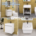 Tủ lavabo CAESAR EH05024AV treo tường - Ảnh 4