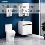 Bộ tủ lavabo CAESAR LF5024 + EH15024AV treo tường - Ảnh 4