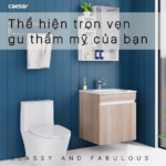 Tủ lavabo CAESAR EH15024AW7V treo tường - Ảnh 5