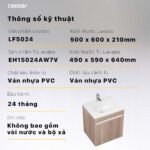 Tủ lavabo CAESAR EH15024AW7V treo tường - Ảnh 6