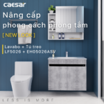 Tủ lavabo CAESAR EH05026ASV treo tường - Ảnh 4