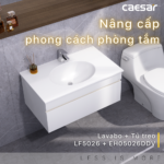 Tủ lavabo CAESAR EH05026DDV treo tường - Ảnh 2