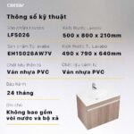 Tủ lavabo CAESAR EH15026AW7V treo tường - Ảnh 6