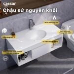 Chậu rửa mặt lavabo CAESAR LF5028 dương vành - Ảnh 4